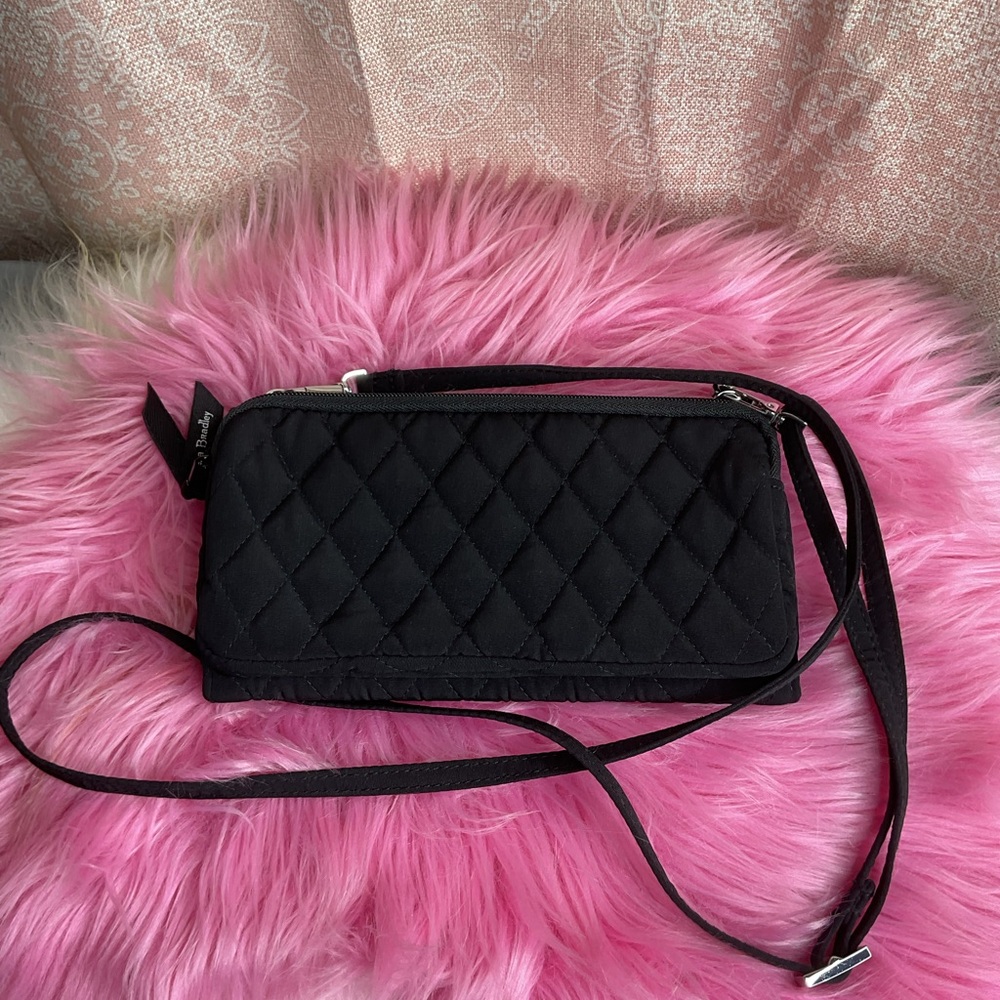 Vera Bradley RFID Quilted Wallet w/ Removable Crossbody Strap - Picture 2 of 6